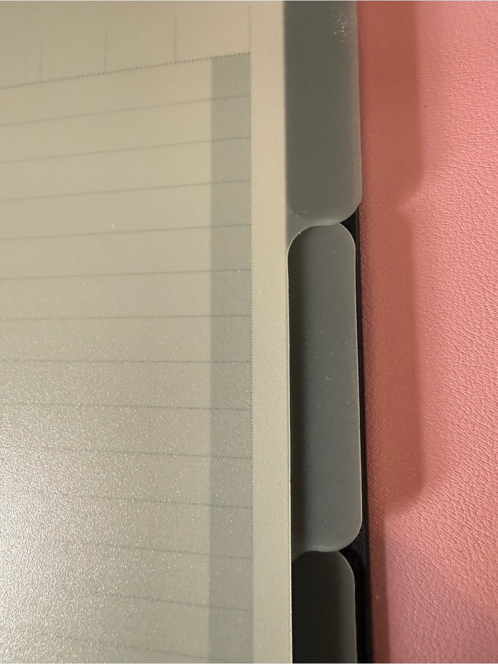 Levenger Red Leather Notebook w/upgraded circa discs - Picture 9 of 12